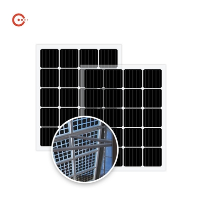 世帯BIPVモジュールの小型100W注文のBifacial透明な太陽電池パネル