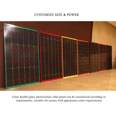 ガラスBIPVモジュール100W 200W 300Wのモノラル多太陽電池パネル