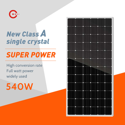 すべての黒いBIPVの太陽電池パネルのモノクリスタル ケイ素の太陽電池パネル6v 540w