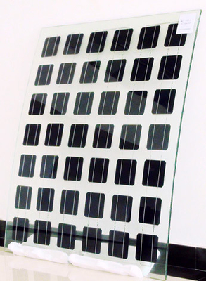 セリウムBIPVモノクリスタルPVのモジュールの透明なガラス モノクリスタル太陽電池パネル