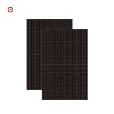 高性能モノクリスタルPVモジュールの半電池のBifacial黒い太陽電池パネル