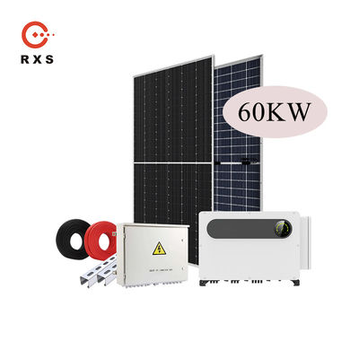 格子雑種の太陽系60KW 100KW 1MWの完全なSolar Energy貯蔵